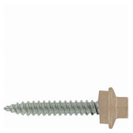 GRIP-RITE Hex Head Cap Screw, Zinc Plated Steel, 1 in L, 115 PK NHWNW91001TAN